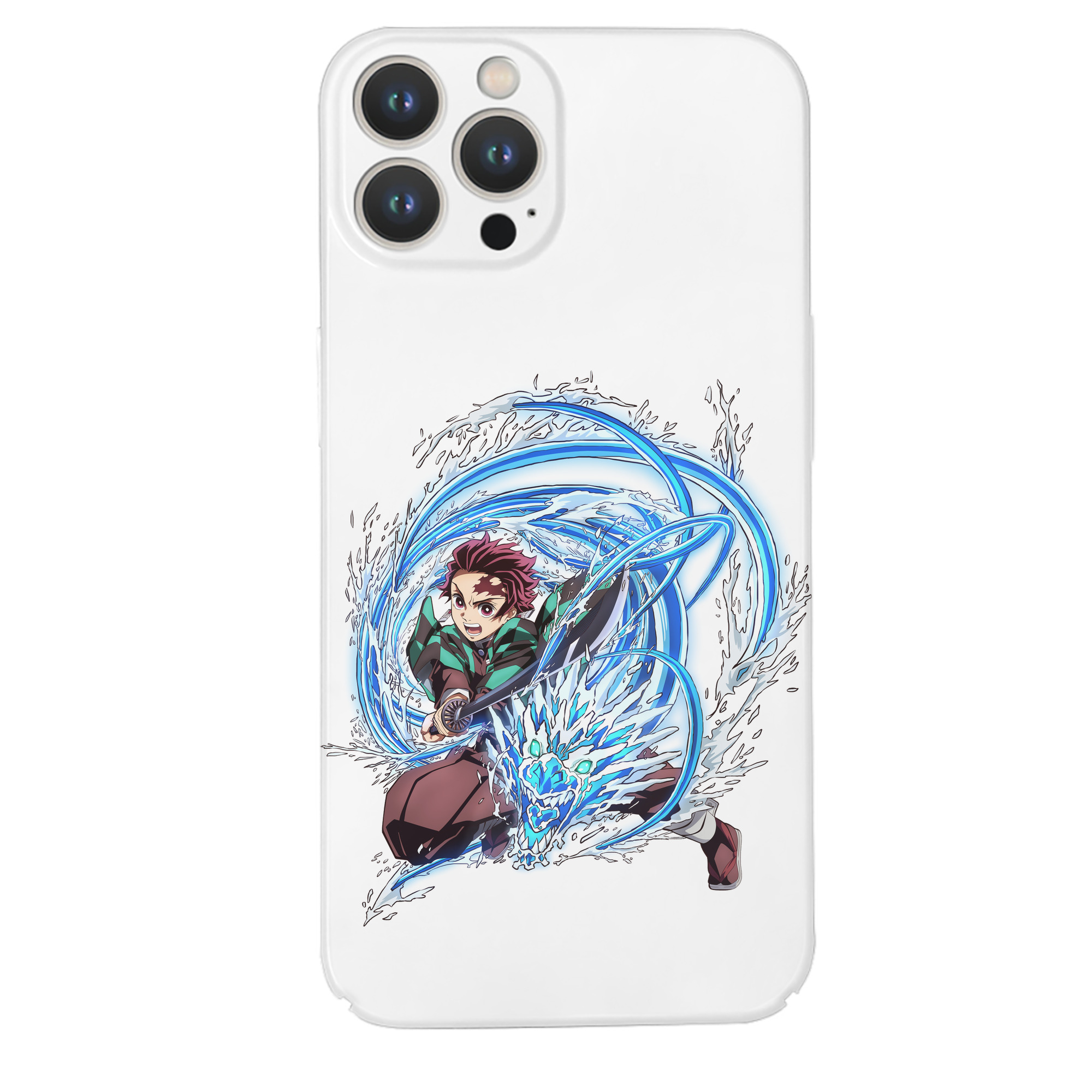 （画像用） 鬼滅の刃 竈門 炭治郎／かまど たんじろう Kamado Tanjirou 【iPhone 14シリーズ対応】ハードケース